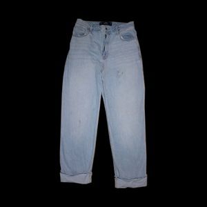 Hollister Ultra High-Rise Dad Jeans.